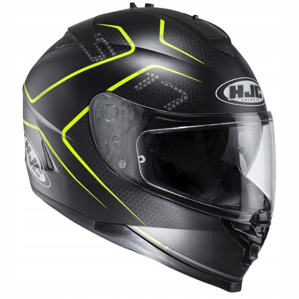 Prilba HJC IS-17 Matná čierna fluo zelená XL