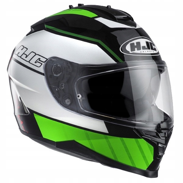 Prilba HJC IS-17 Tridents White Green S