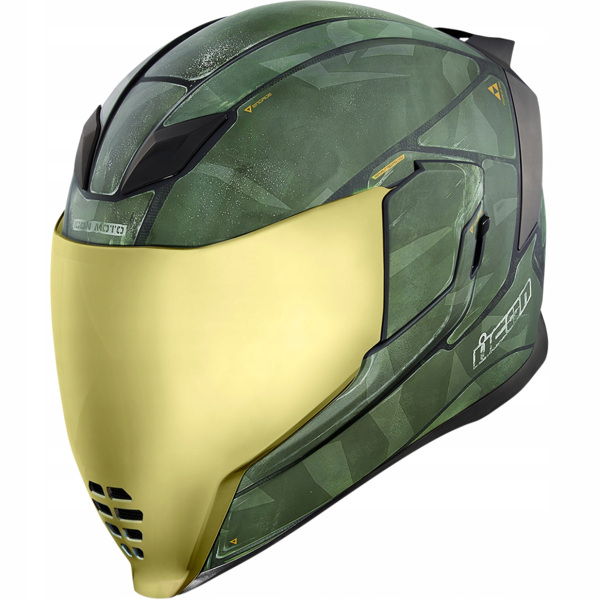 ICON AIRFLITE Battlescar kaskadérska prilba Harley XS