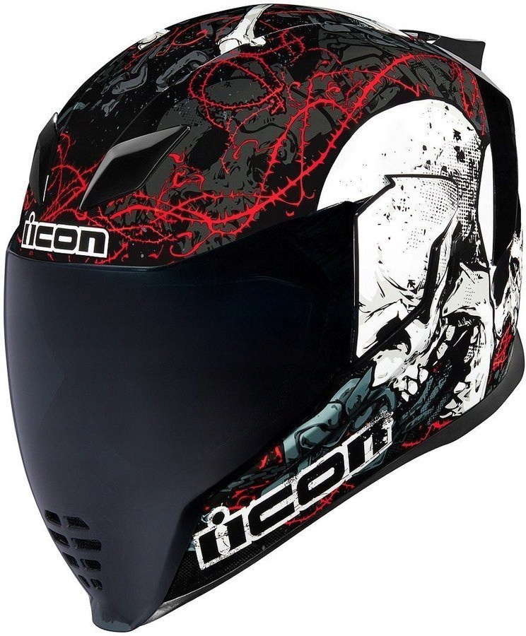 Dymová prilba ICON AIRFLITE SKULL 18