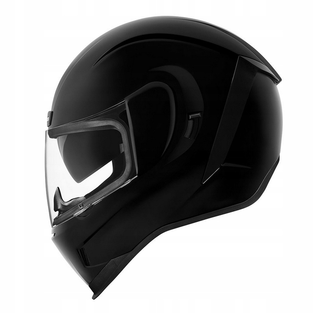 Prilba ICON AIRFORM čierna masívna Harley integrál S