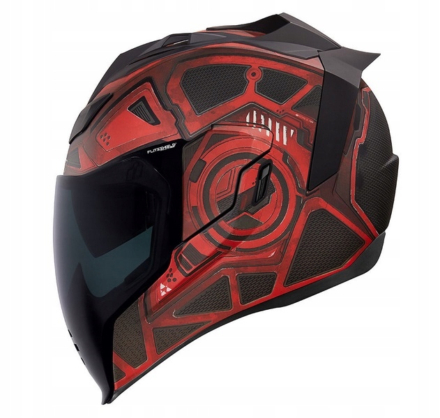 Prilba Icon Airflite Blockchain Red XS + sklo WRO