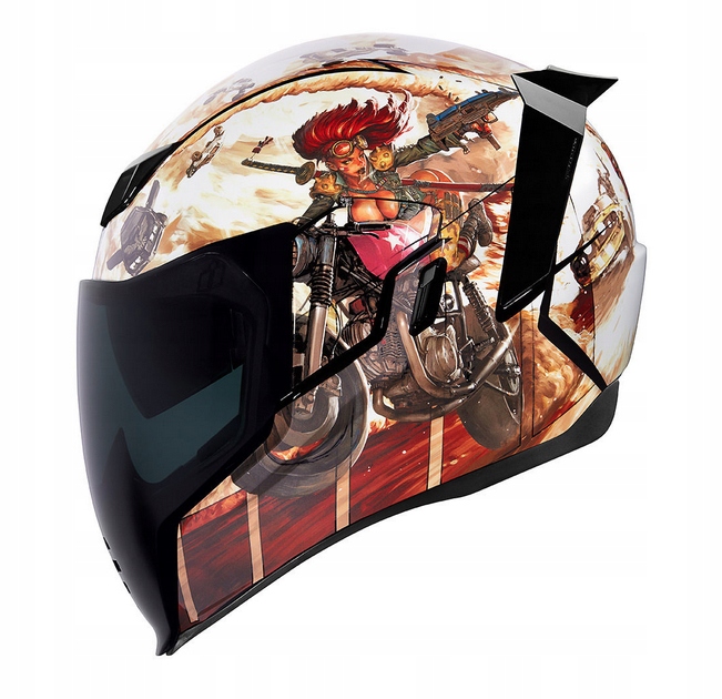 Icon Airflite Pleasuredome3 XS + sklenená prilba