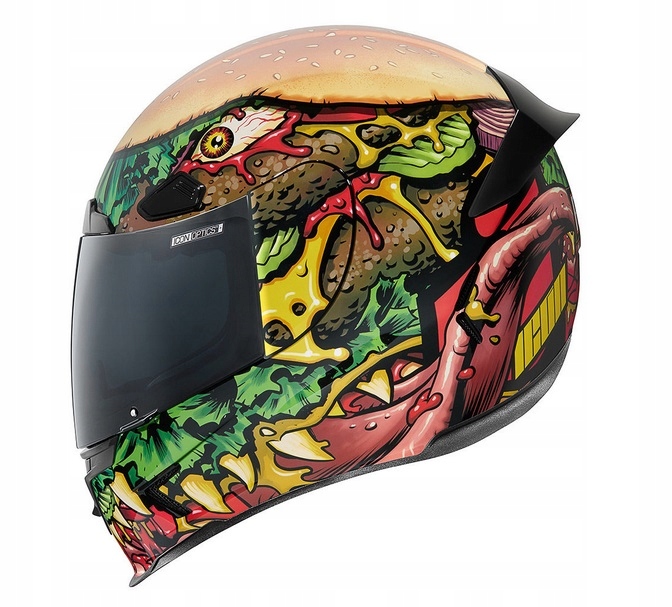 Icon Airframe Pro Fast Food XS prilba + sklo Wroclaw