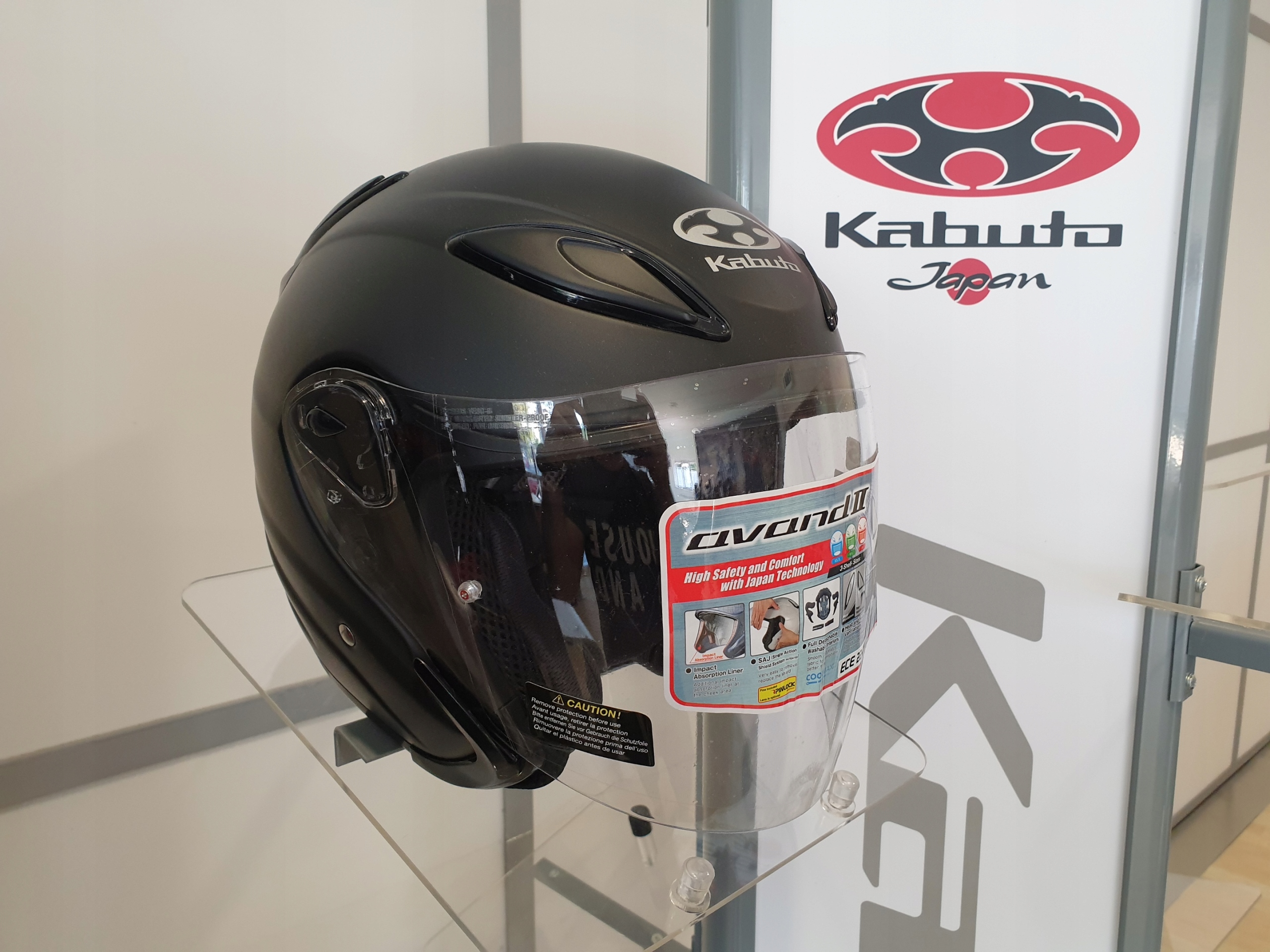 KABUTO AVAND II Solid Flat Black - S