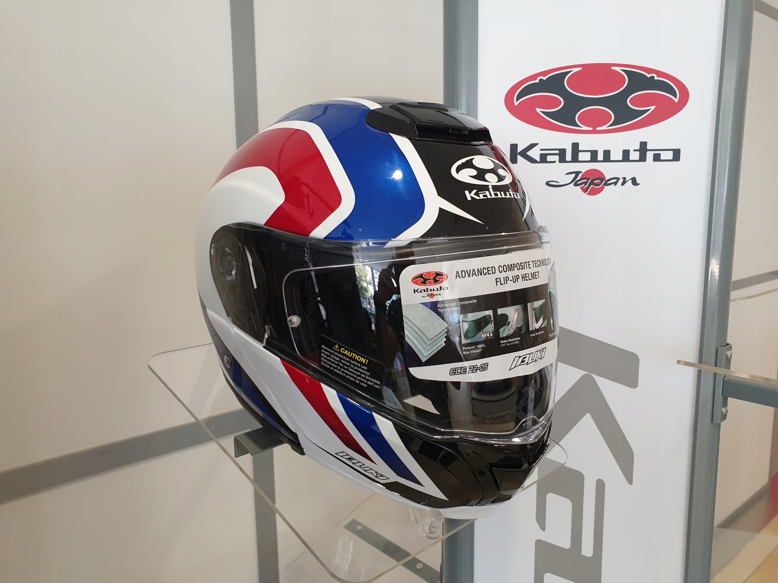 Prilba KABUTO IBUKI WBR Stripe - M