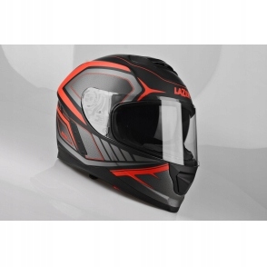 Prilba LAZER RAFALE Hexa BLK / RED / matná XL + ZADARMO