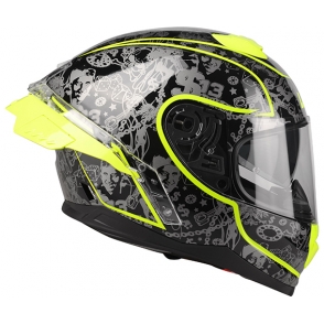 LAZER RAFALE SR 13 dolárov Originálna prilba BK-Fluo S + ZADARMO