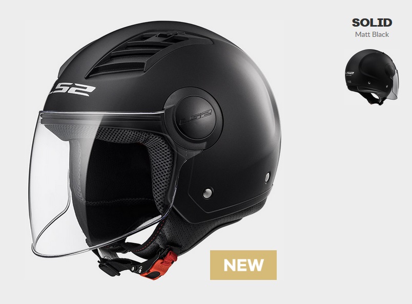 Prilba LS2 Airflow masívna matná čierna veľkosť XL
