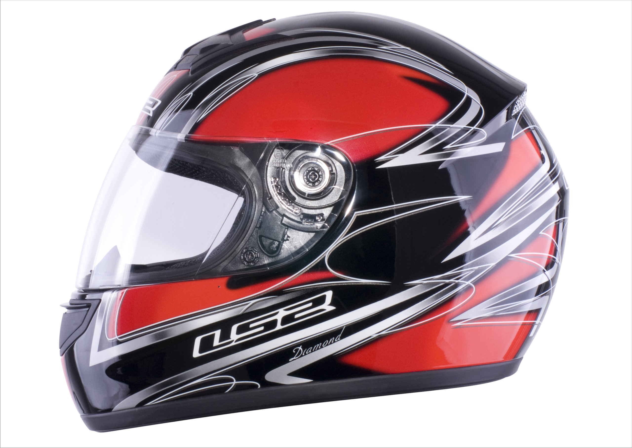 Prilba LS2 DIAMOND Gloss Black Red veľkosť XXL