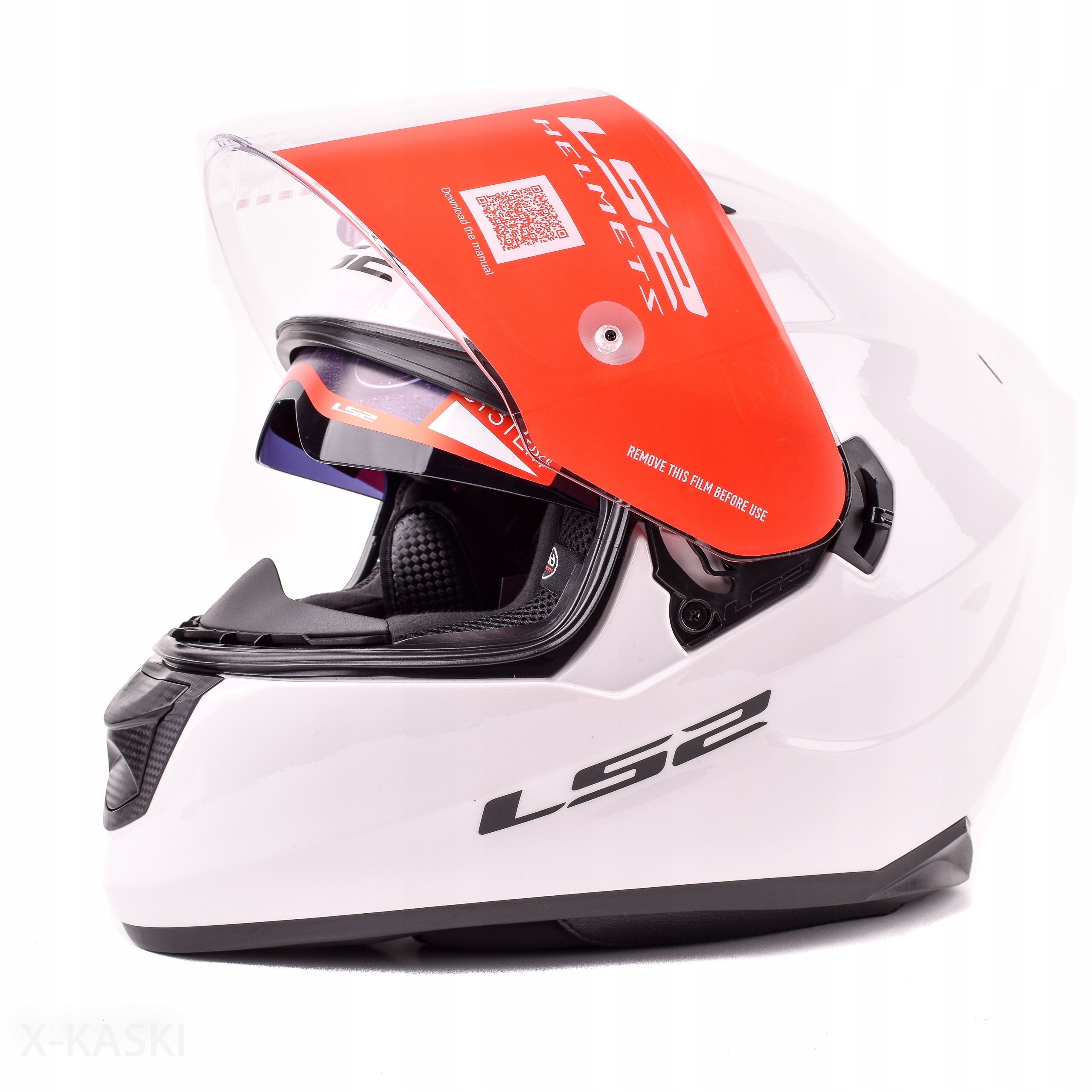Prilba LS2 FF320 STREAM INTEGRAL WHITE veľkosť L