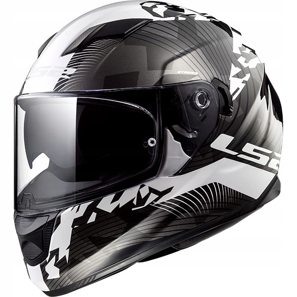 Prilba LS2 FF320 Stream Evo Hype B / W Titanium S.