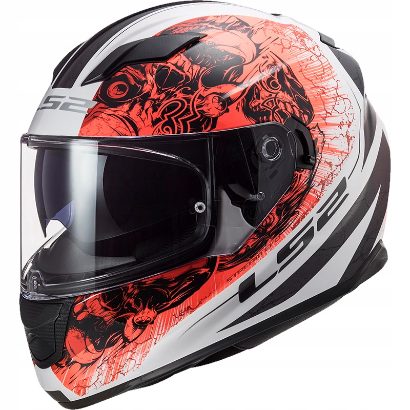 Prilba LS2 FF320 Stream Evo Throne White Orange L