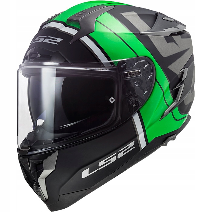Prilba LS2 FF327 Challenger Randy Matt Black Gre Gre M.