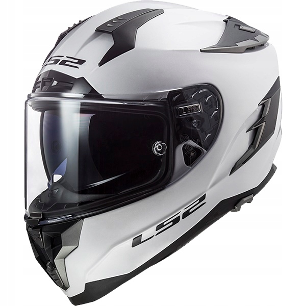 Masívna prilba LS2 FF327 Challenger Solid White M.