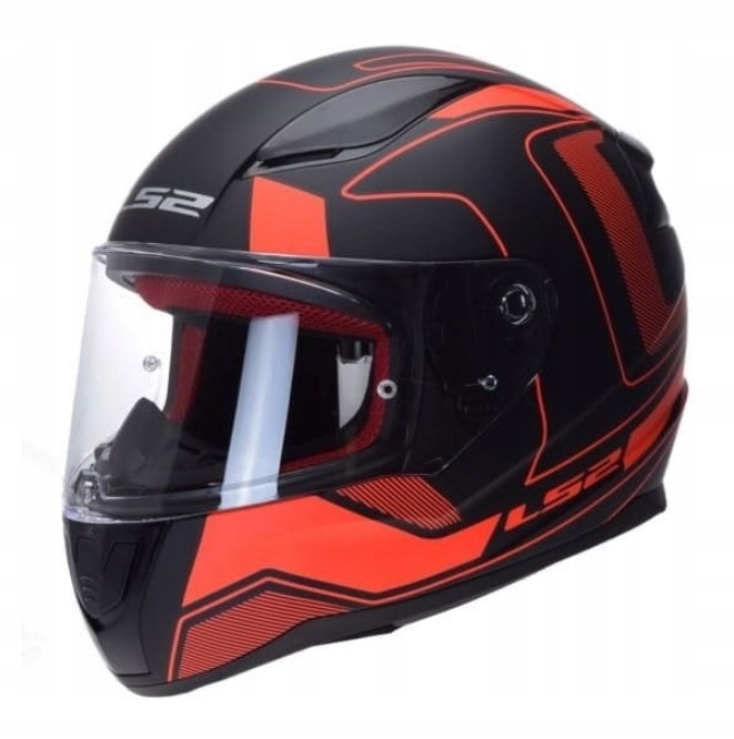 Prilba LS2 FF353 RAPID CARRERA MATT BLACK RED veľkosť M.