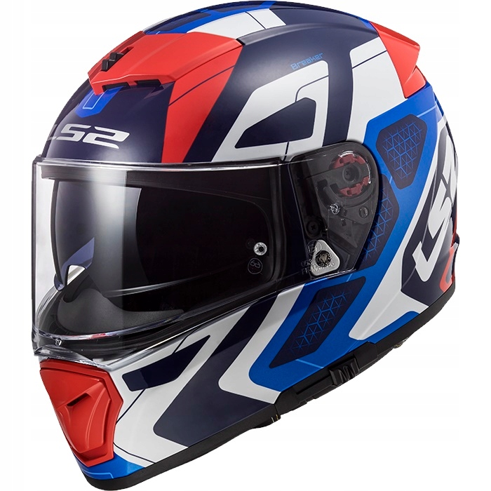 Prilba LS2 FF390 Breaker Android Blue Red XS