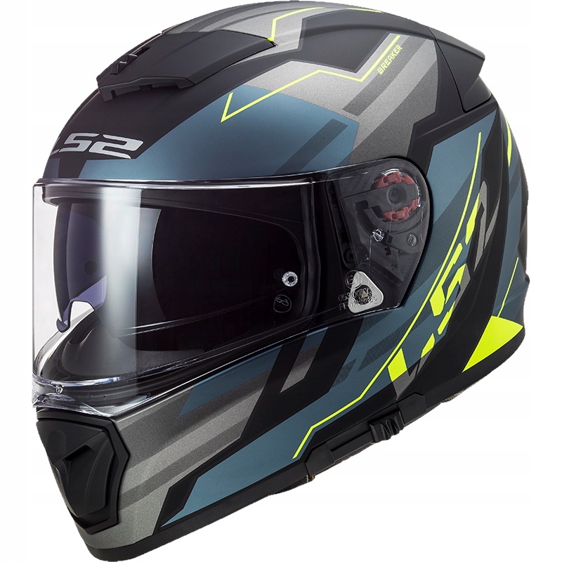 Prilba LS2 FF390 Breaker Beta Cobalt H-V Yellow XXL