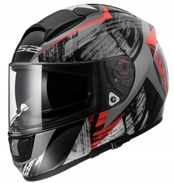 Prilba LS2 FF397 Vector Cosmos veľkosť XXL čierna červená