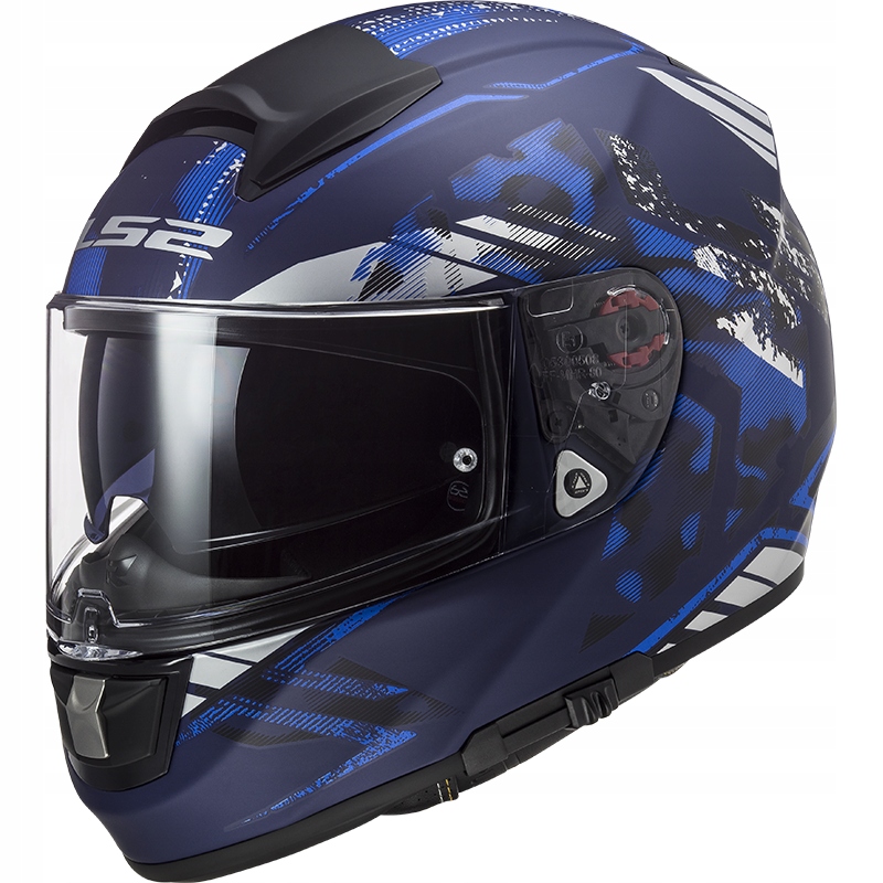 Prilba LS2 FF397 Vector FT2 Stencil Matt Blue M.