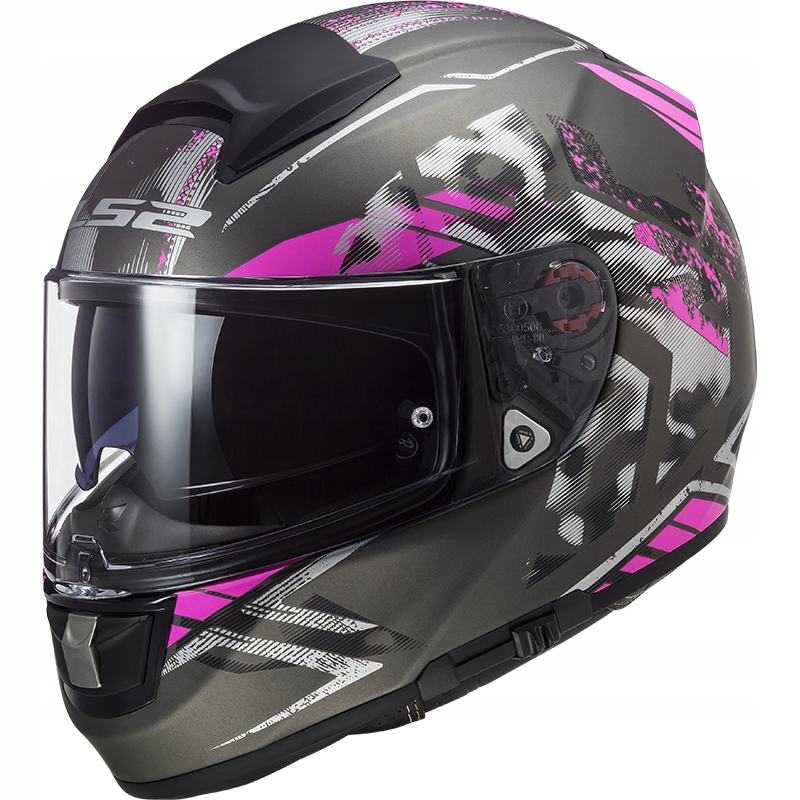 Prilba LS2 FF397 Vector FT2 Stencil Titan Purple M.