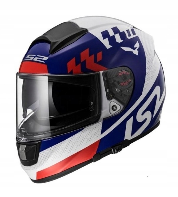 Prilba LS2 FF397 Vector Podium veľkosť XXS White Blu