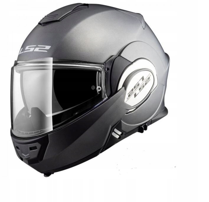 Prilba LS2 FF399 VALIANT SOLID MATT TITANIUM XXL
