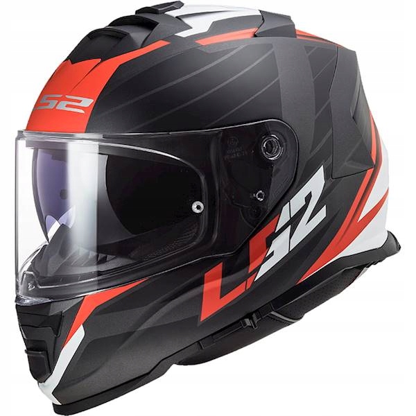 Prilba LS2 FF800 Storm Nerve Matt Black Red L