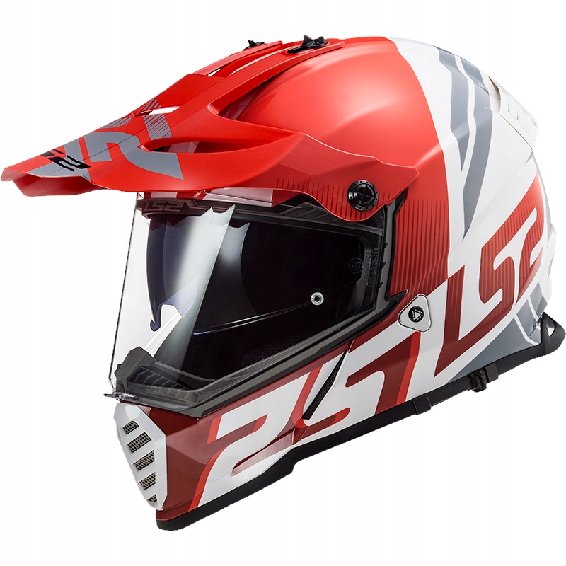Prilba LS2 MX436 Pioneer Evo Evolve Red White M.