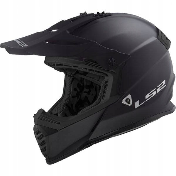 Prilba LS2 MX437 FAST SOLID EVO MATT BLACK M.