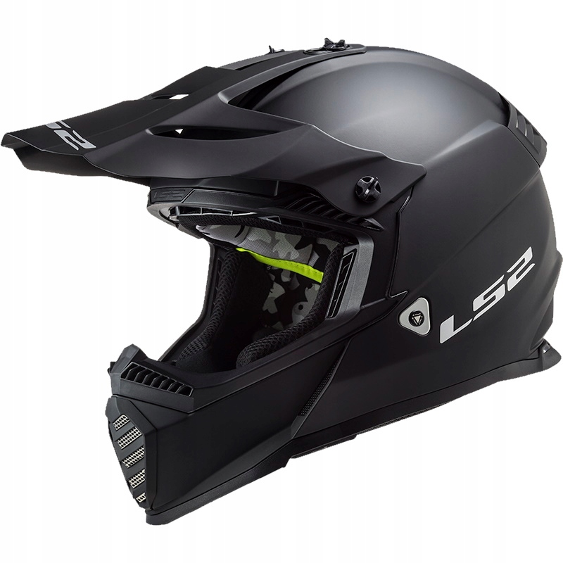 Prilba LS2 MX437 Fast Evo Matt Black M.
