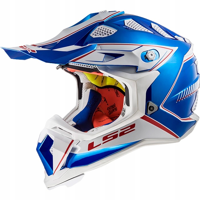 Prilba LS2 MX470 Subverter Power Chrome Blue L.