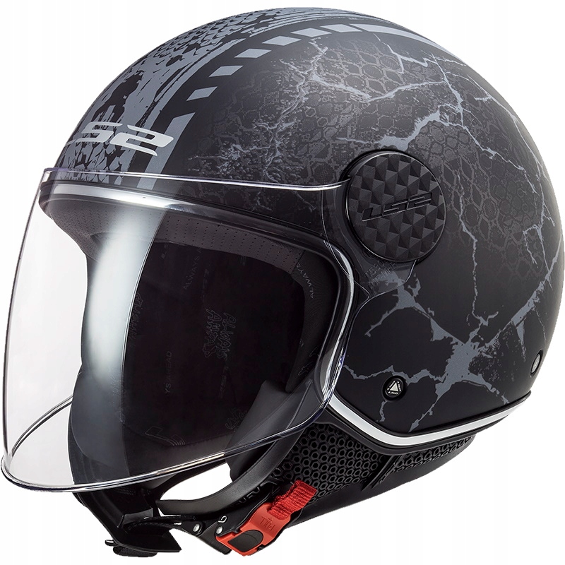 Prilba LS2 OF558 Sphere Lux Snake Bl. Matt Titan M.
