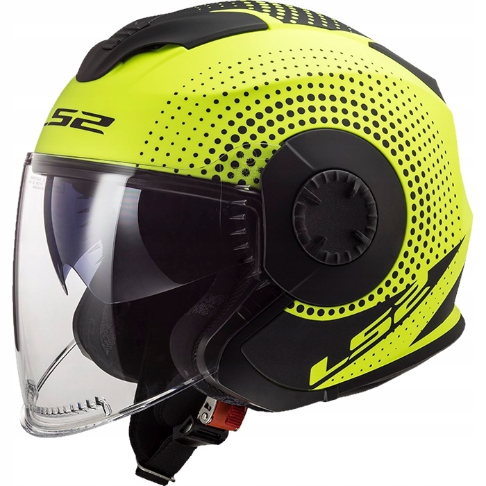Prilba LS2 OF570 Verso Spin Matt H-V Yellow M.