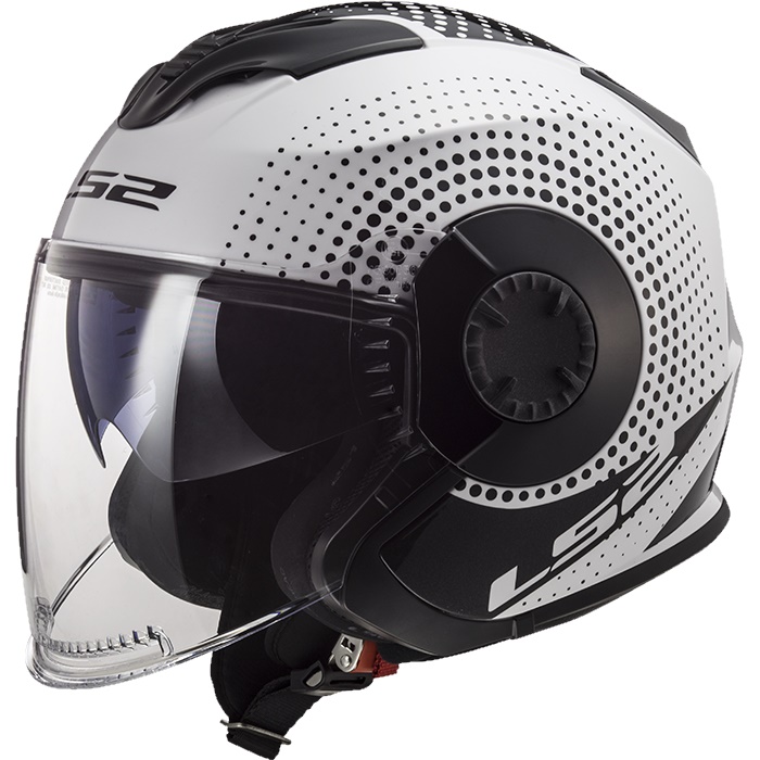 Prilba LS2 OF570 Verso Spin White Black M.