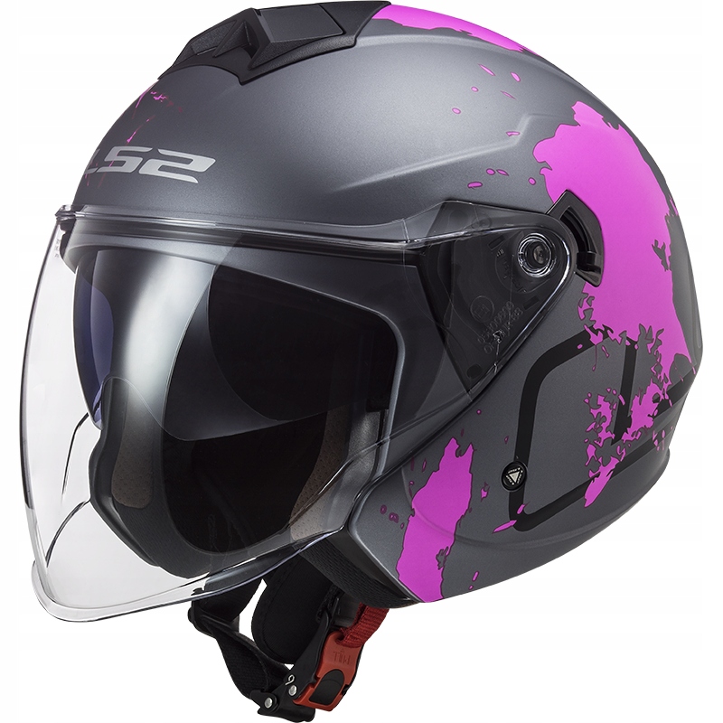 Prilba LS2 OF573 Twister II Xover Titan Purple M.