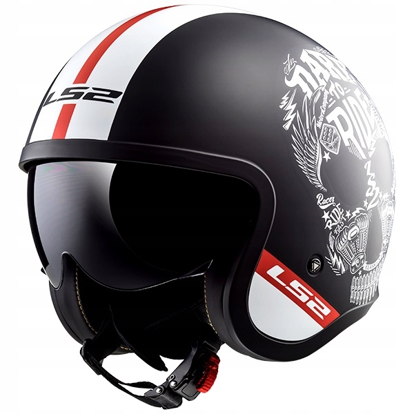 Prilba LS2 OF599 Spitfire Inky Matt Black White XL
