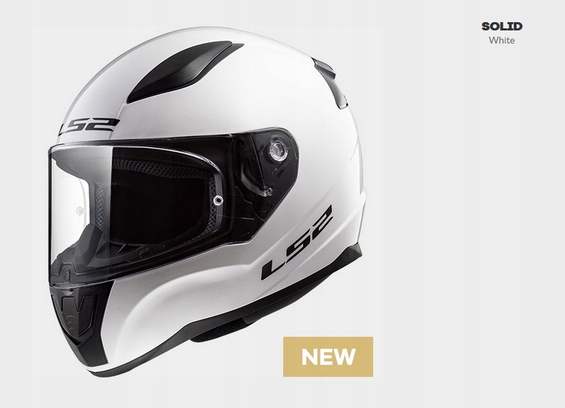Mini prilba LS2 Rapid pevná biela veľkosť M