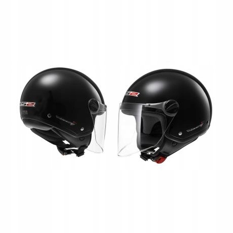 Prilba LS2 Rocket 2 Black M s otvorenou lesklou prilbou