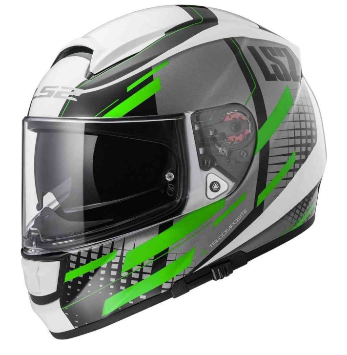 Prilba LS2 Vector FF397 Titanium green S