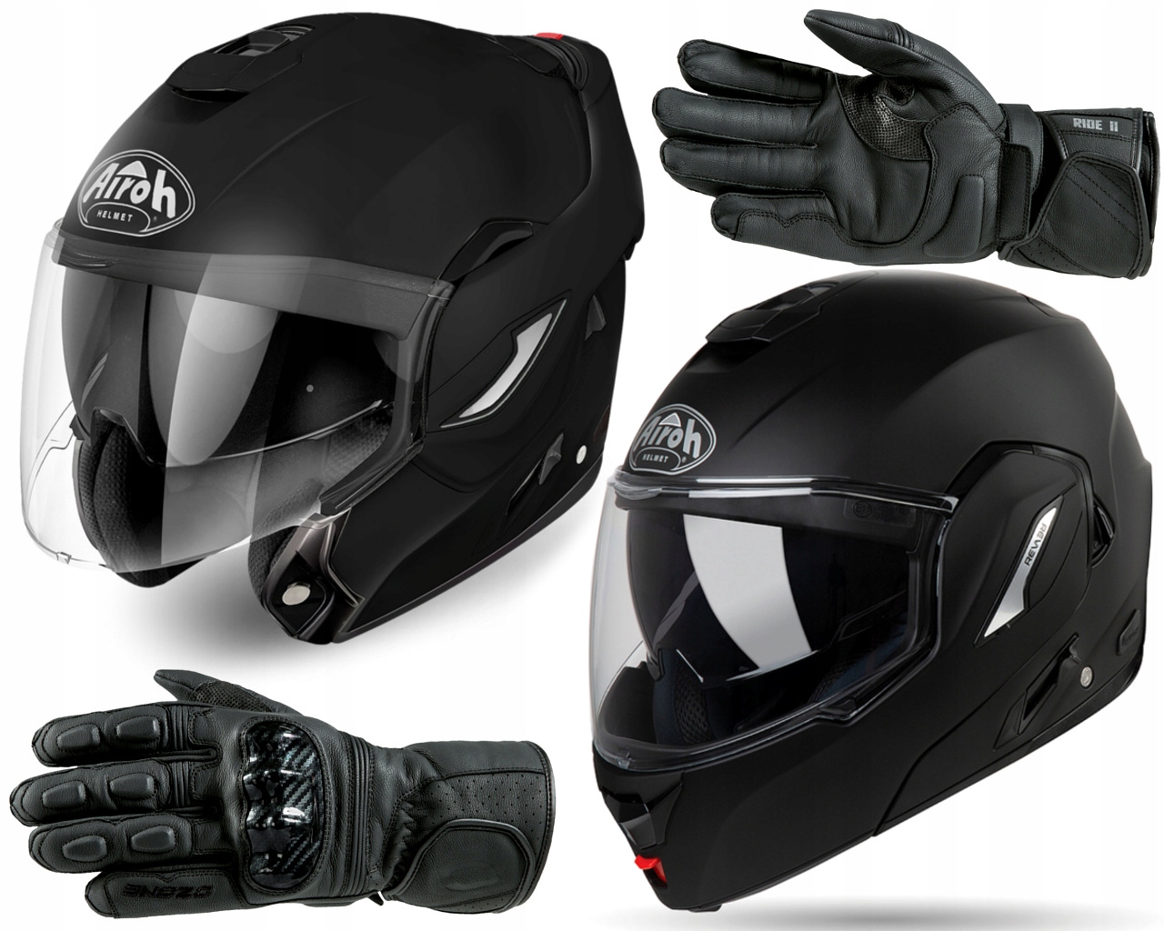 PRILBA NA MOTOCYKLE AIROH REV 19 JAWL PINLOCK 2X