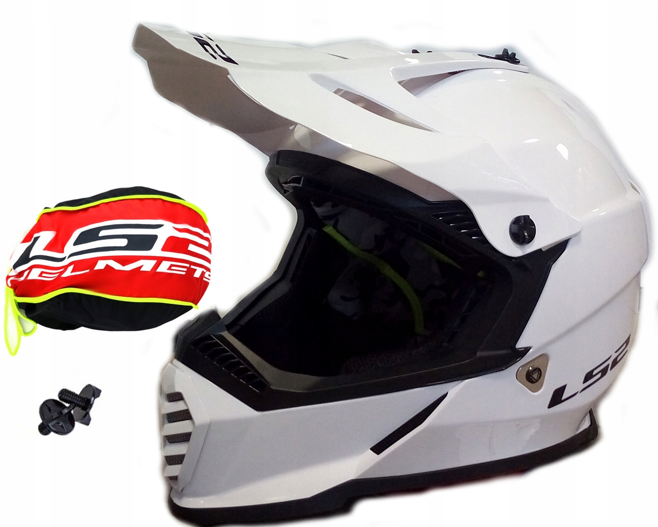 PRILBA NA MOTOCYKLE LS2 MX437 RÝCHLY KRÍŽOVÝ QUAD XL