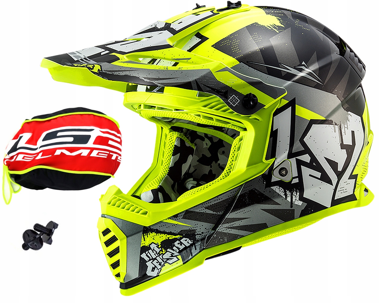 PRILBA NA MOTOCYKLE LS2 MX437 FAST EVO CROSS LIGHTWEIGHT