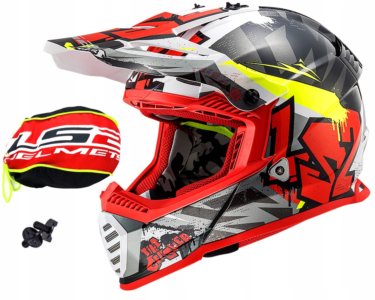 PRILBA NA MOTOCYKLE LS2 MX437 FAST EVO CROSS LIGHT XL
