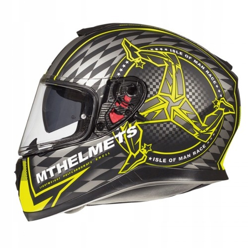 Prilba MT HELMETS THUNDER 3 SV ISLE OF MAN FLUO M.