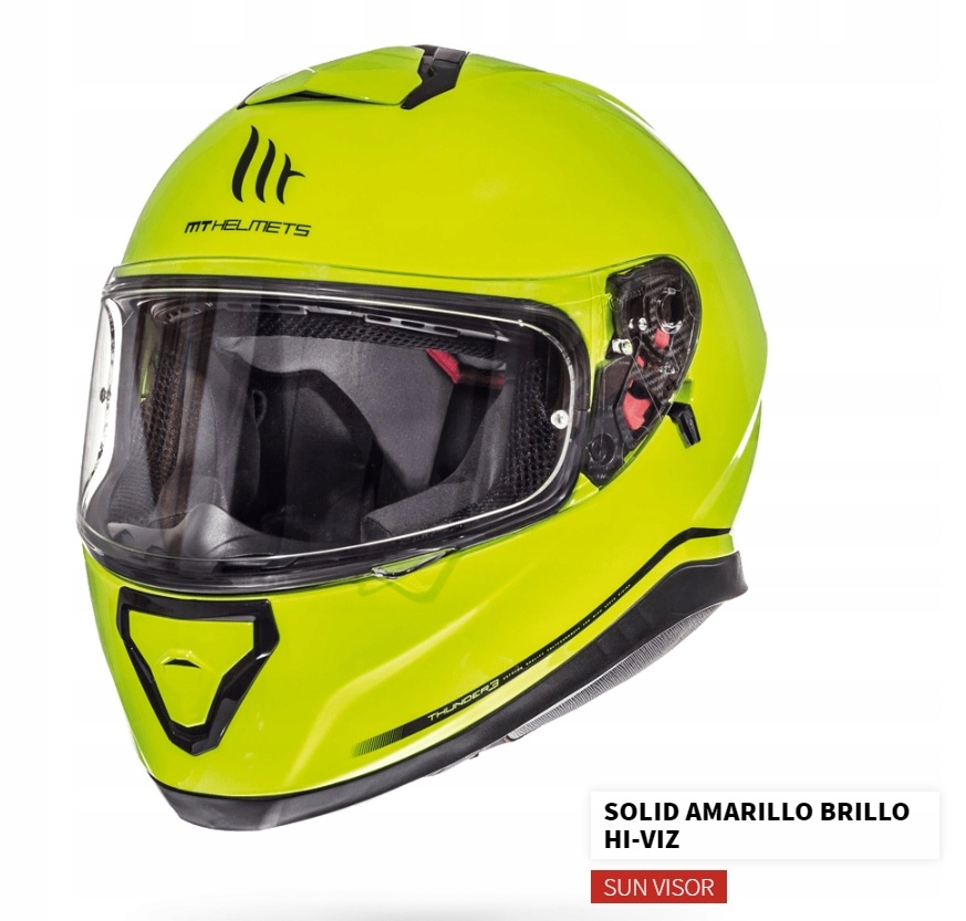 Prilba MT Thunder 3 SV FLUO MOTO reflektor