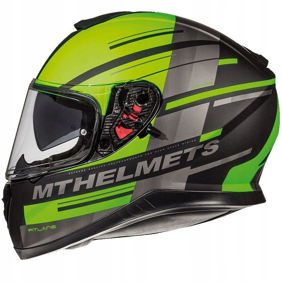 Prilba MT Thunder 3 SV MATTE ŠEDÁ / ČIERNA / FLUO ZELENÁ