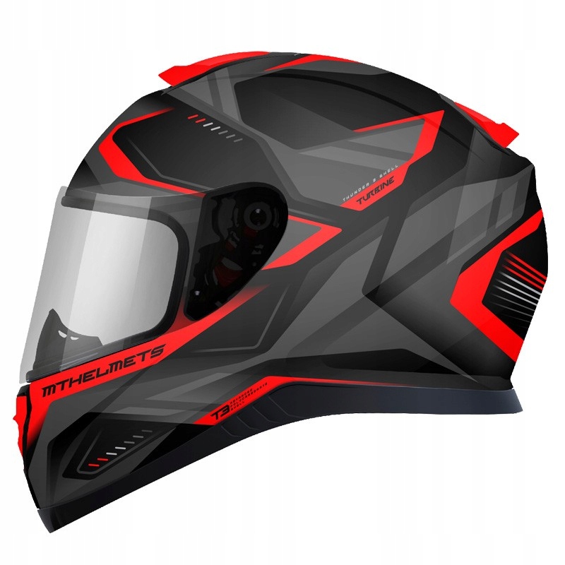 Prilba MT Thunder 3 SV TURBINE C5 MATT RED