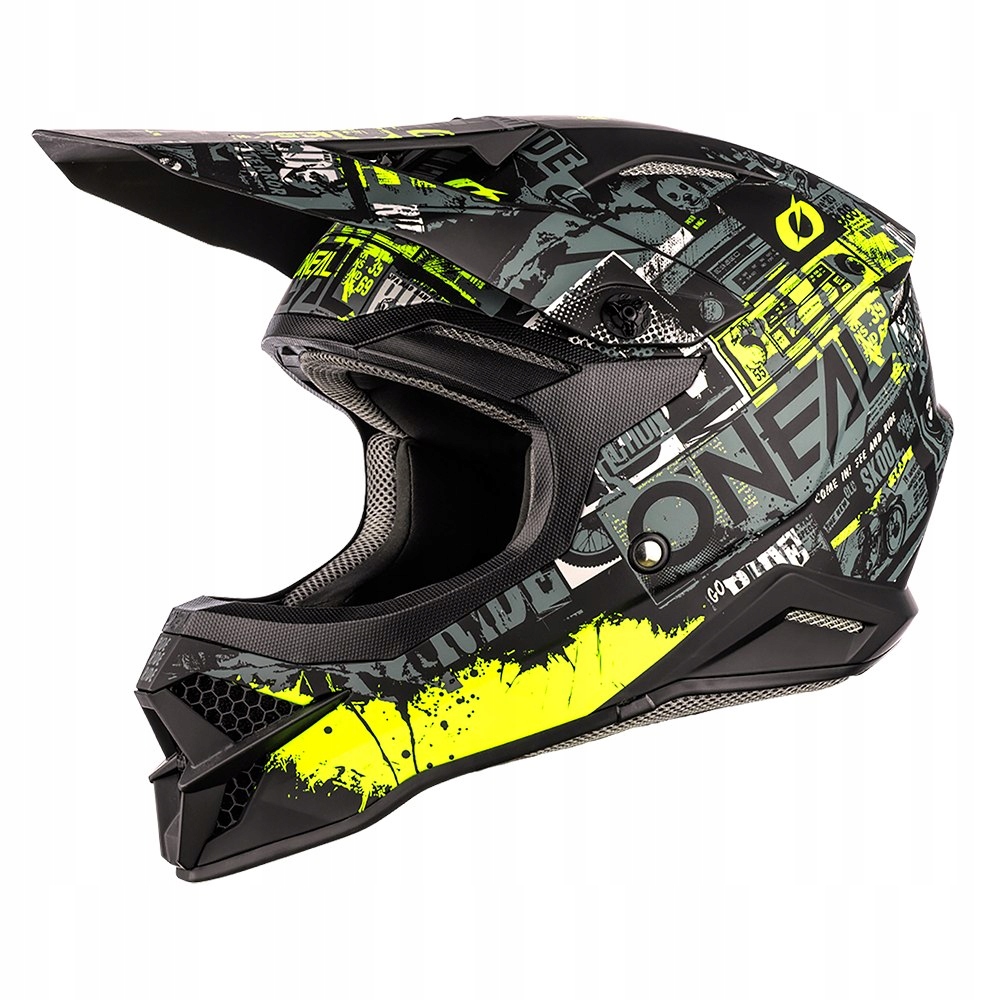 Prilba O'Neal 3SRS RIDE BLK / NEON YELLOW MX