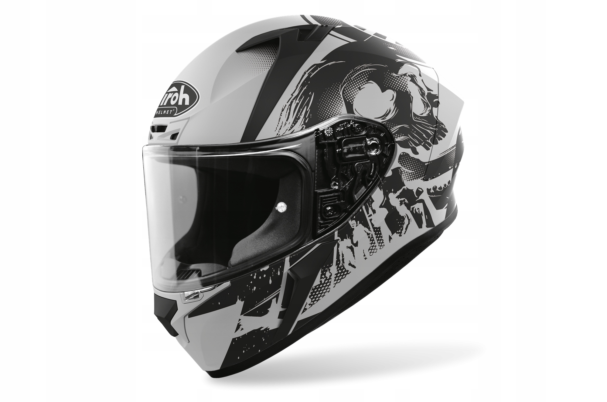 Moto prilba AIROH VALOR MATNÁ CZACHA RETRO S